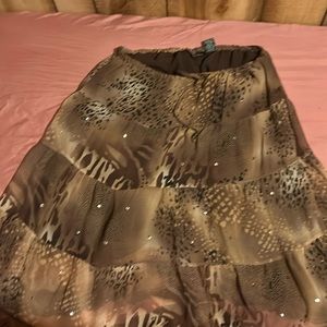 Brown skirt